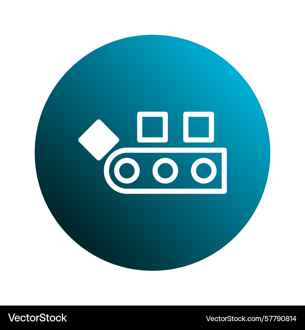 Automation process with conveyor belt system Automation process with conveyor belt system Vector Image