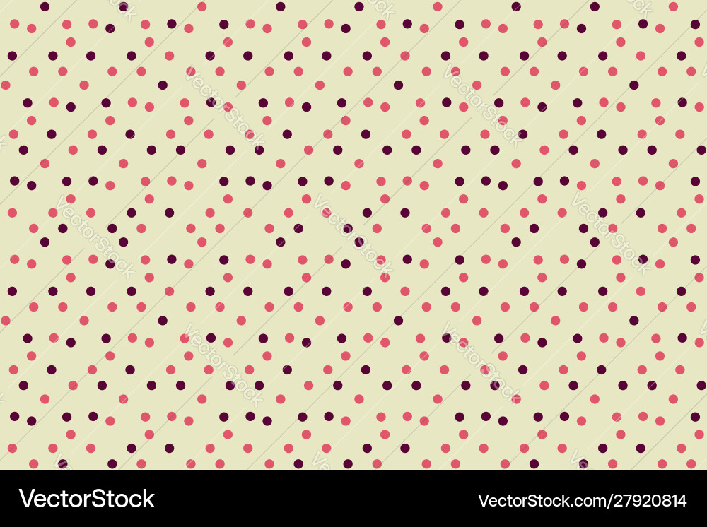 Chaotically dots polka background seamless pattern vector image
