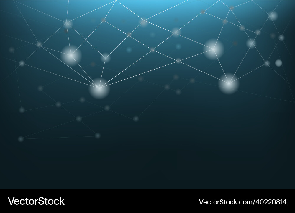 Dark digital network connection technology Dark digital network connection technology vector image