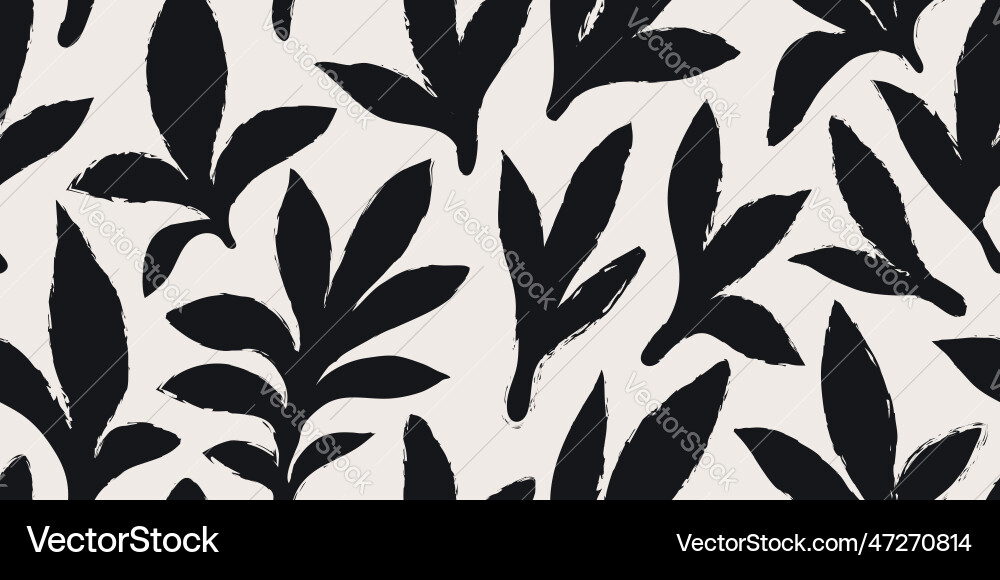 Leaves branch and hand drawn doodle scribble Leaves branch and hand drawn doodle scribble vector image