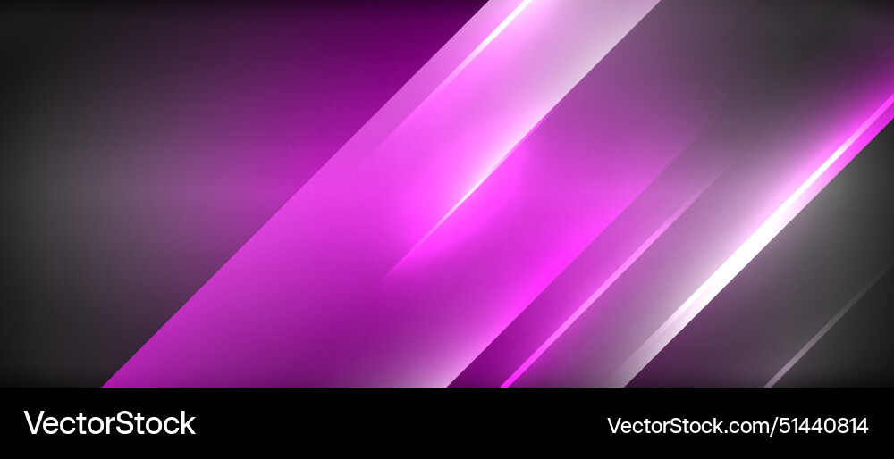 Neon dynamic diagonal light rays background Vector Image