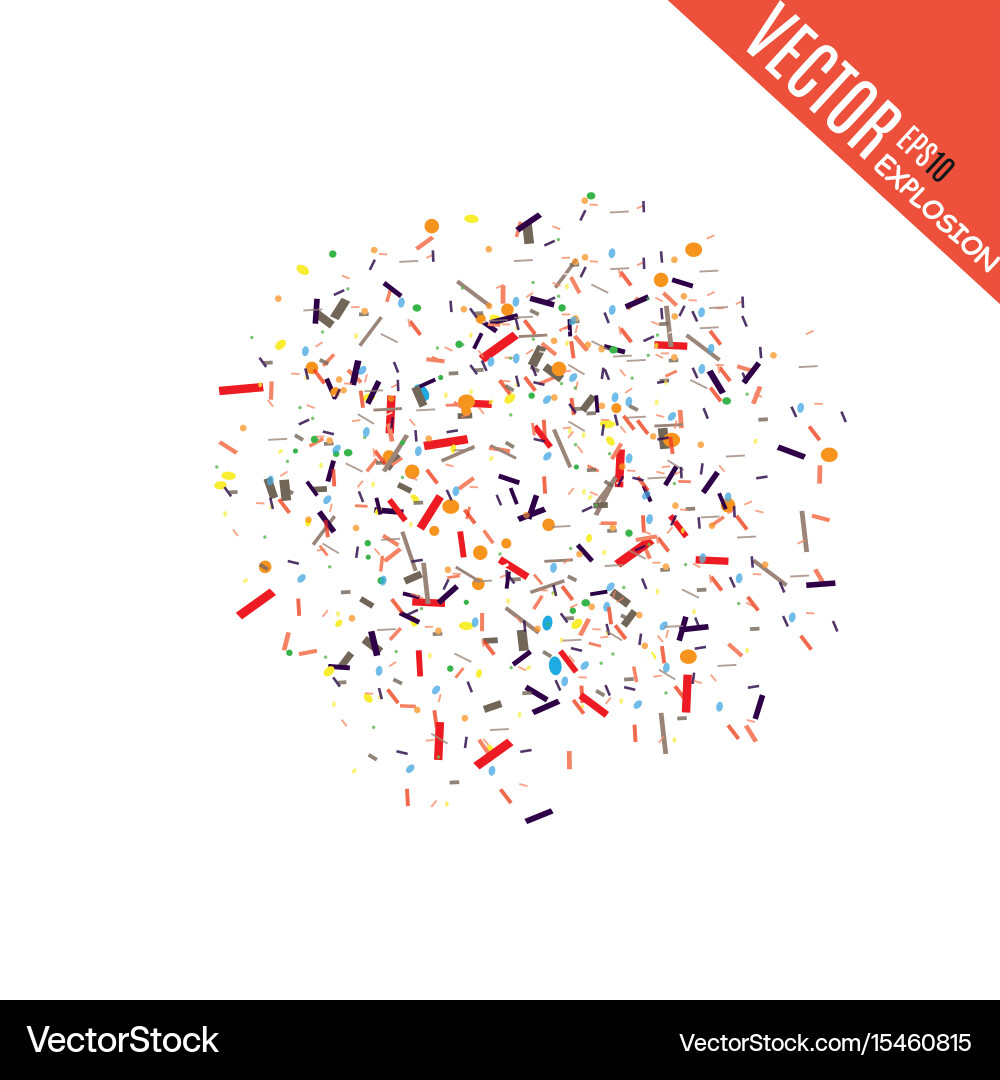 Abstract background with many falling tiny vector image