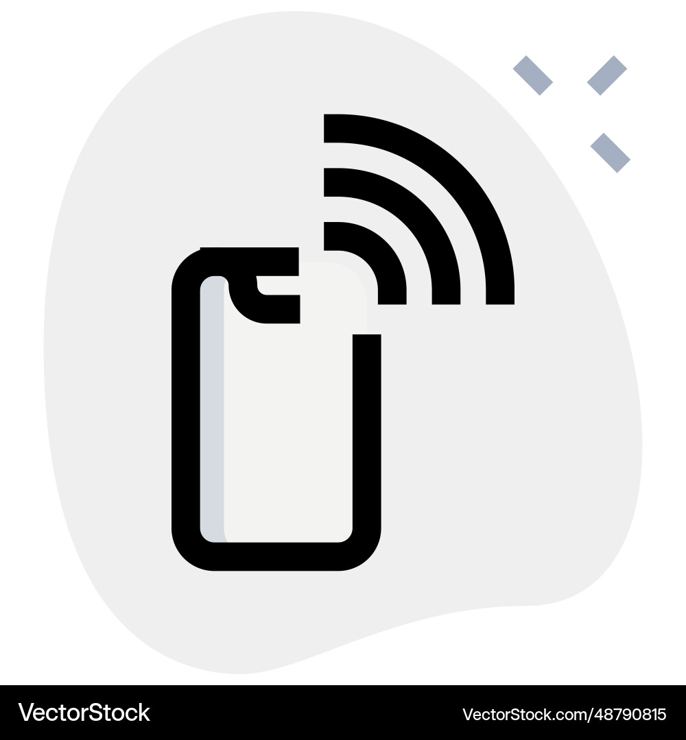 Data sharing over a wireless connection vector image