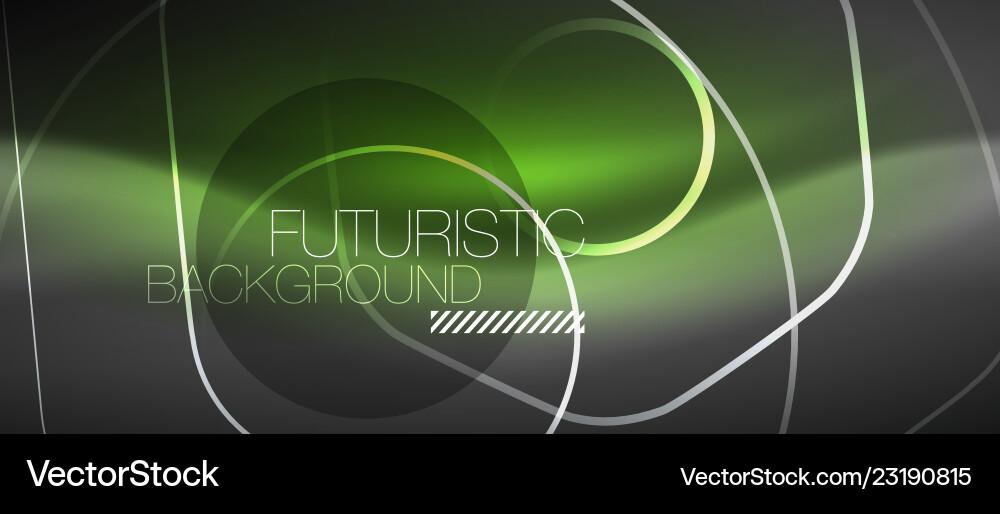 Neon Color Lines Abstract Background vector image