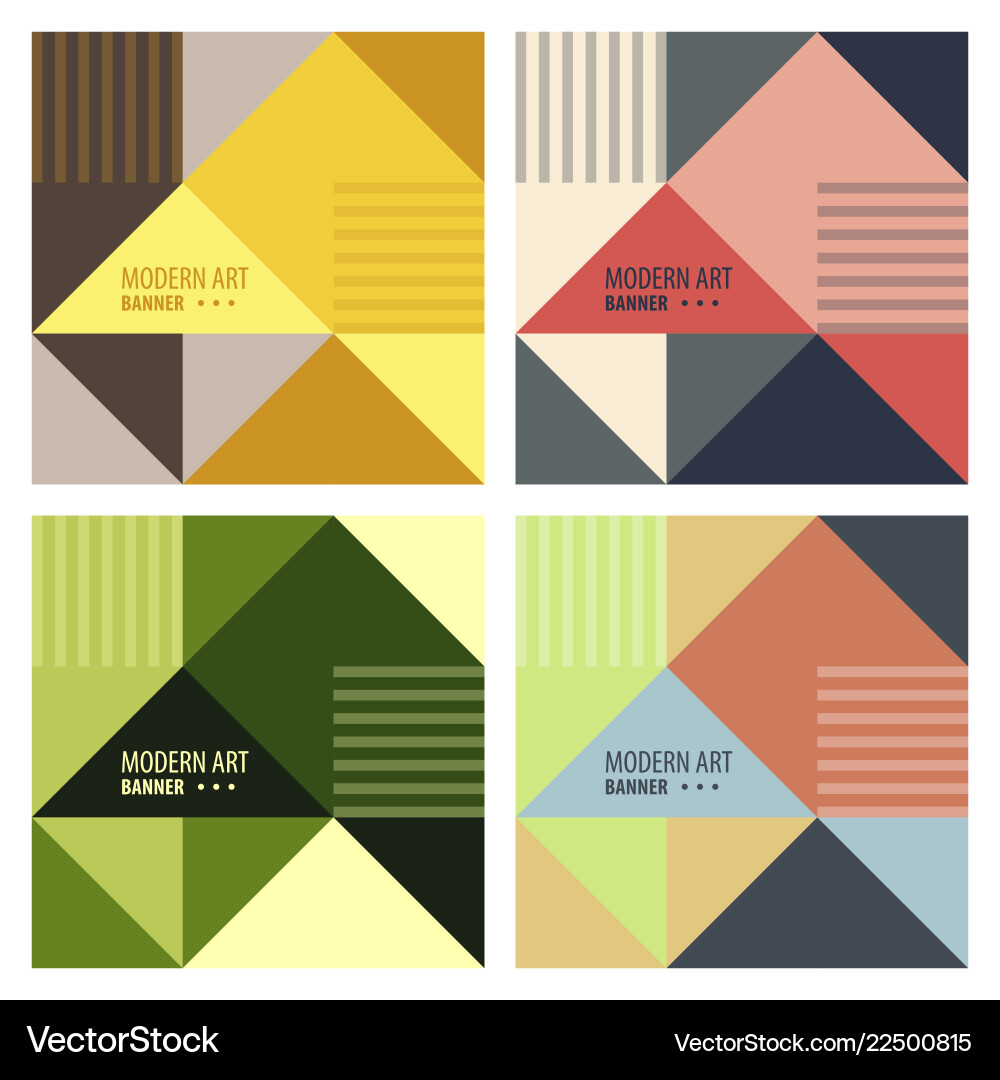 Set of abstract background for design Set of abstract background for design Vector Image