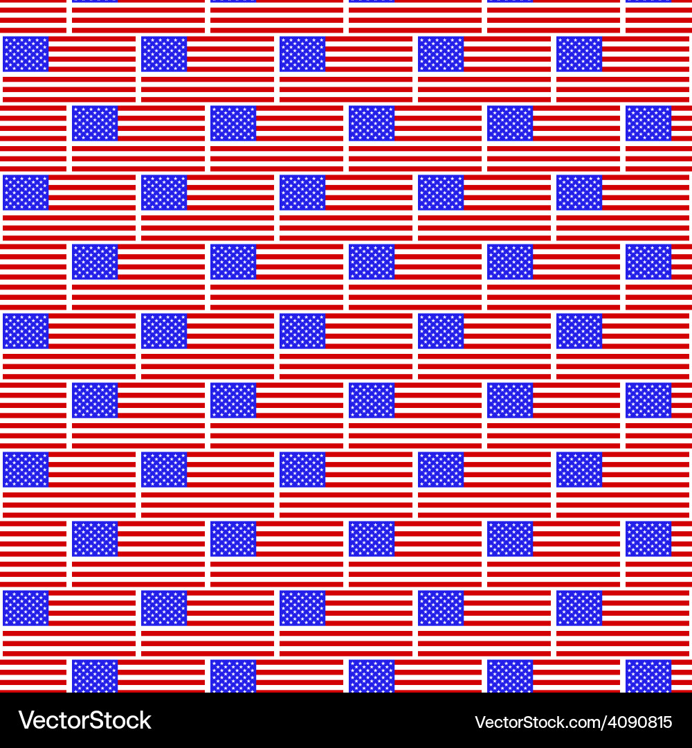 Usa flag pattern Vector Image