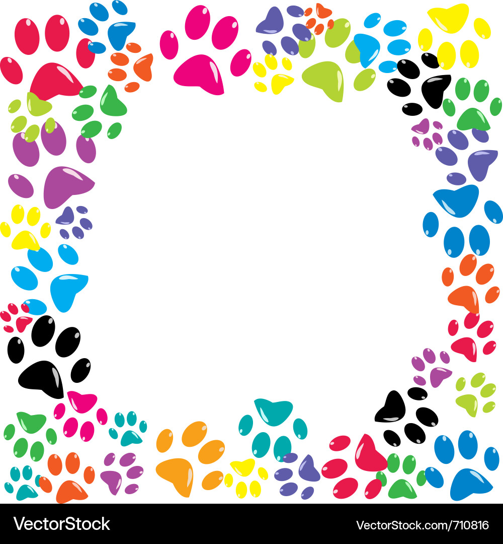 Animal paws Royalty Free Vector Image - VectorStock