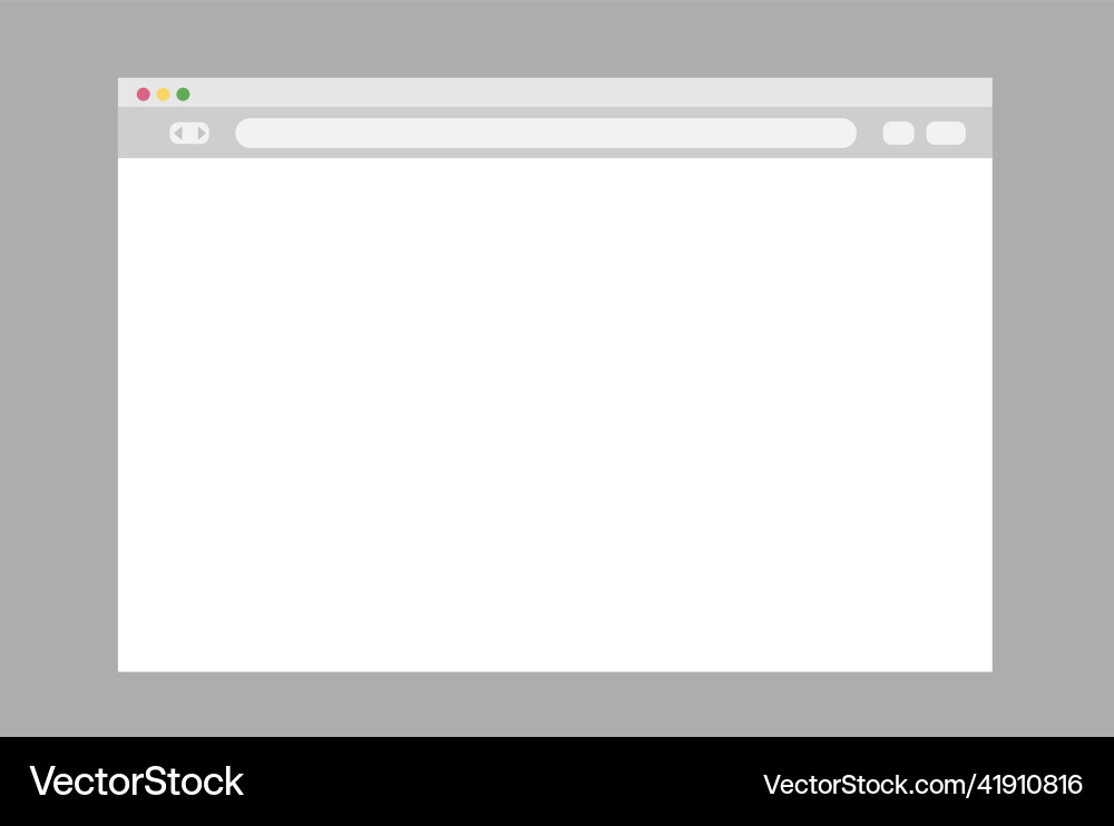 Browser window flat icon internet Browser window flat icon internet vector image
