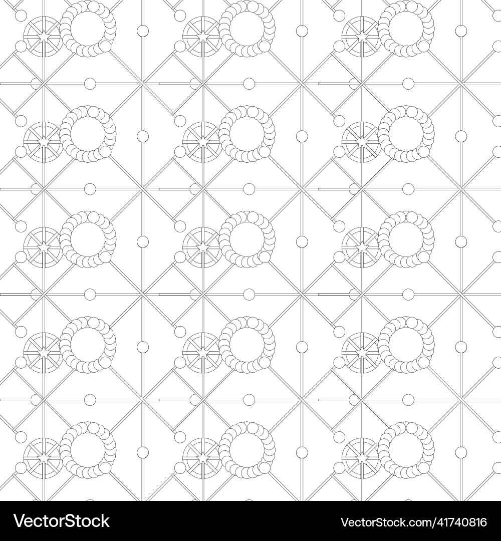 Circle and rectangle reapeting seamless pattern Circle and rectangle reapeting seamless pattern vector image