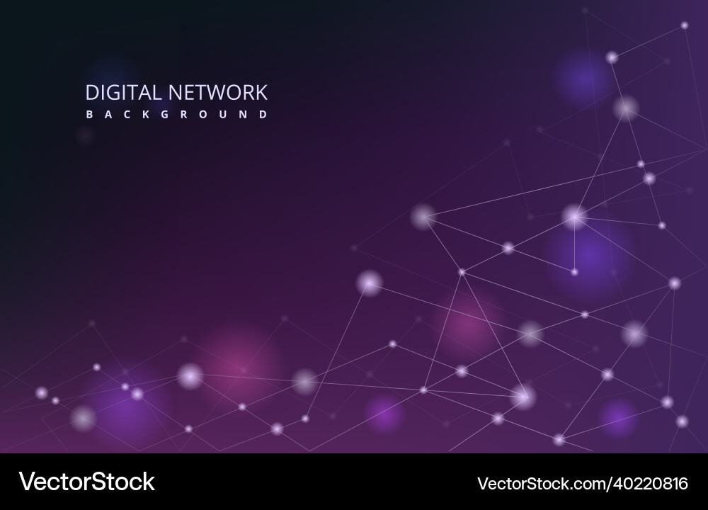 Digital network connection internet technology Digital network connection internet technology vector image