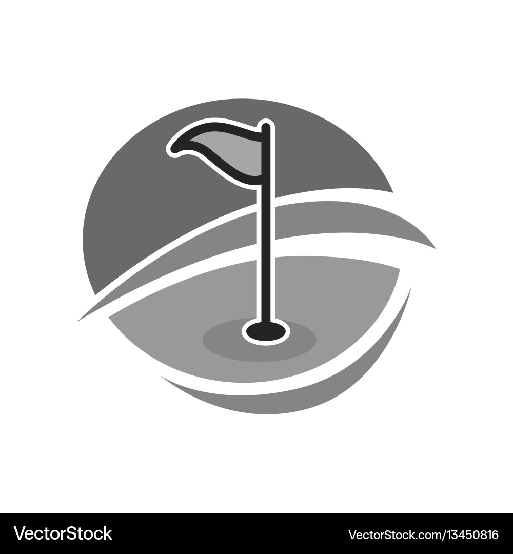 Golf country club logo template or icon Vector Image
