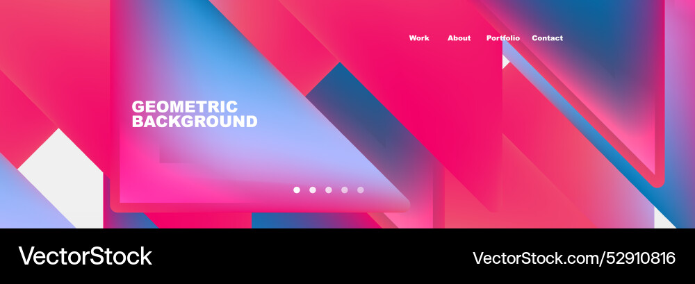 Triangle minimal web site page background design Triangle minimal web site page background design vector image