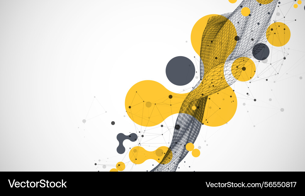Abstract wave is made in a frame style template Abstract wave is made in a frame style template vector image