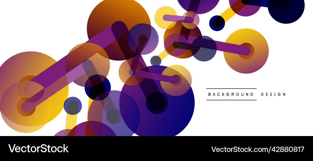 Network concept abstract background dots Vector Image