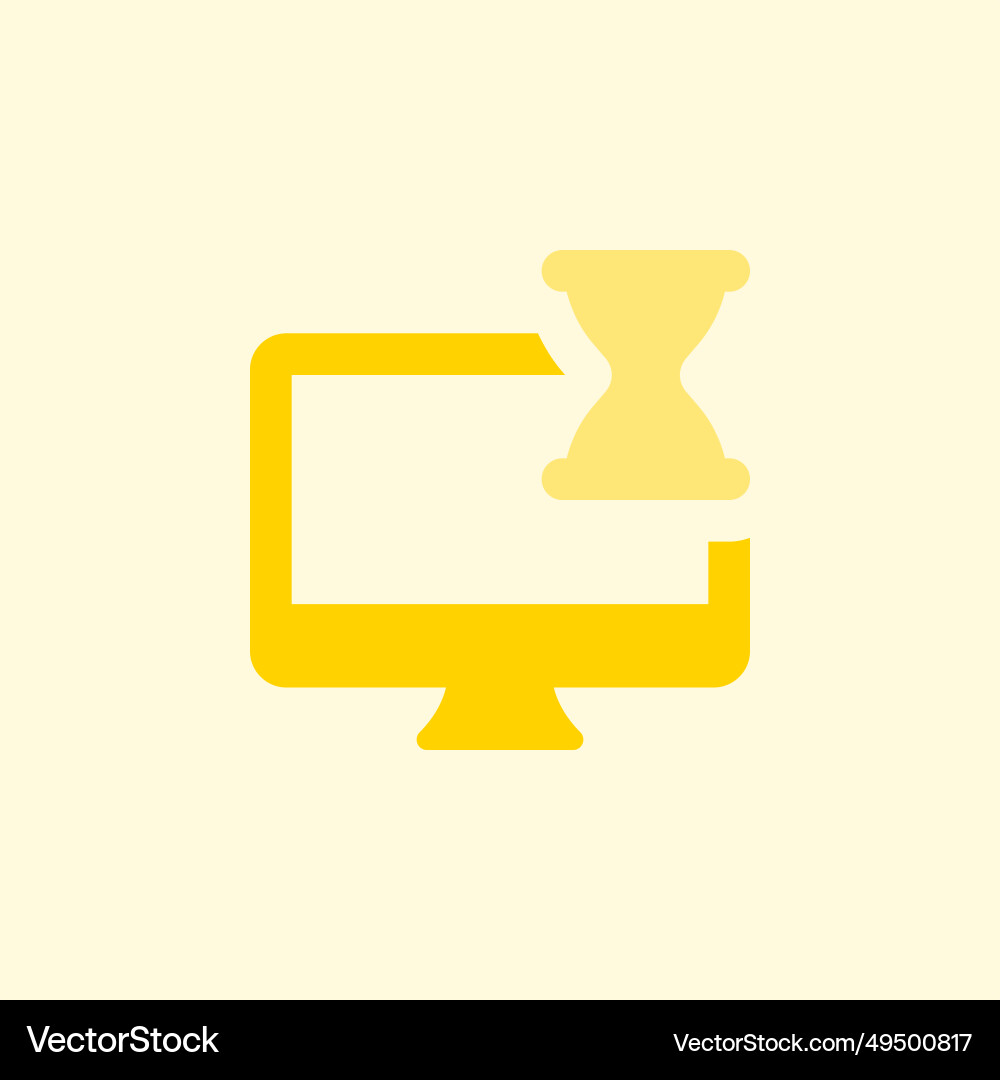 Process of accessing file on a desktop Vector Image