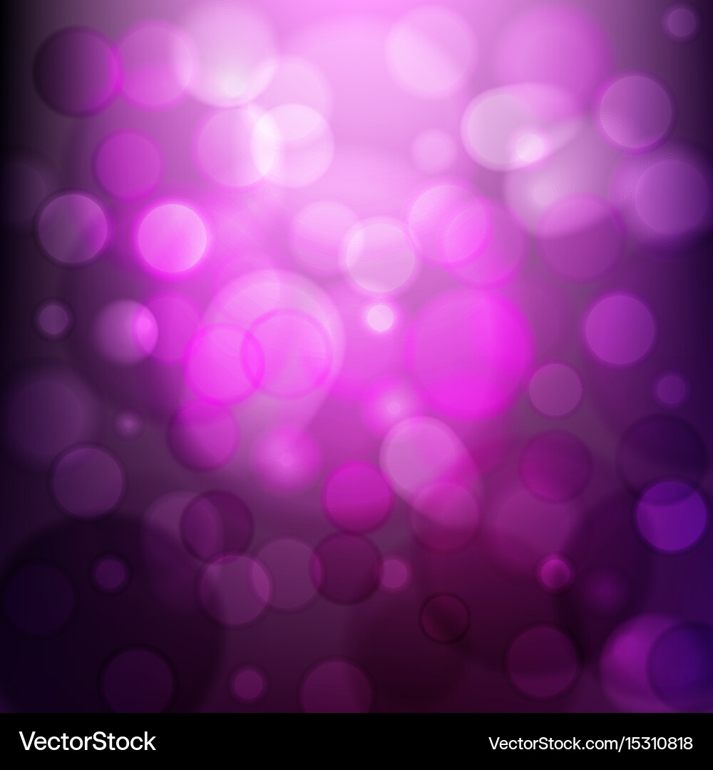 Abstract background with bokeh effect vector image