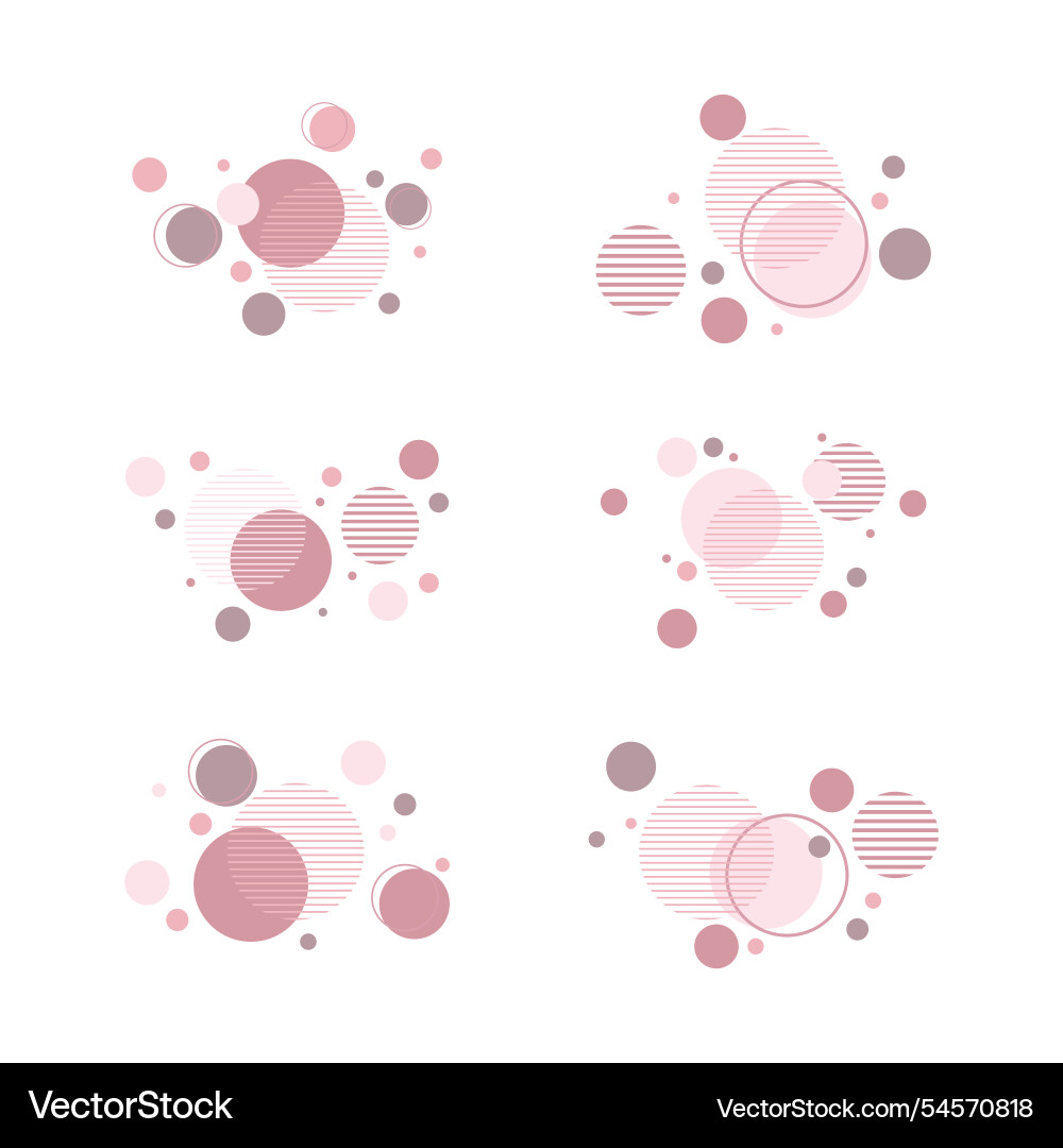 Abstract blob hipster texture isolated Vector Image