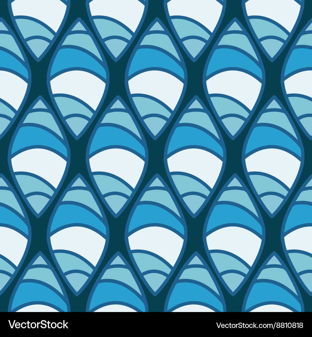 Abstract Leaf Pattern vector image
