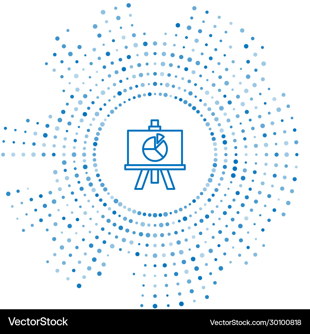Blue line xyz coordinate system icon isolated Blue line xyz coordinate system icon isolated vector image