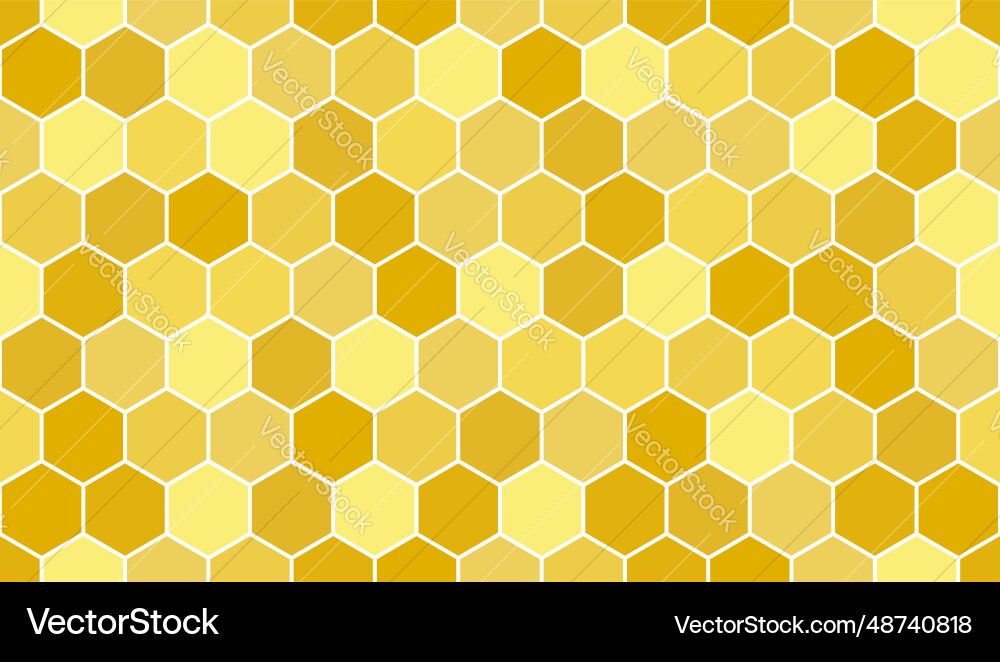 Honeycomb Pattern - Hexagonal vector image