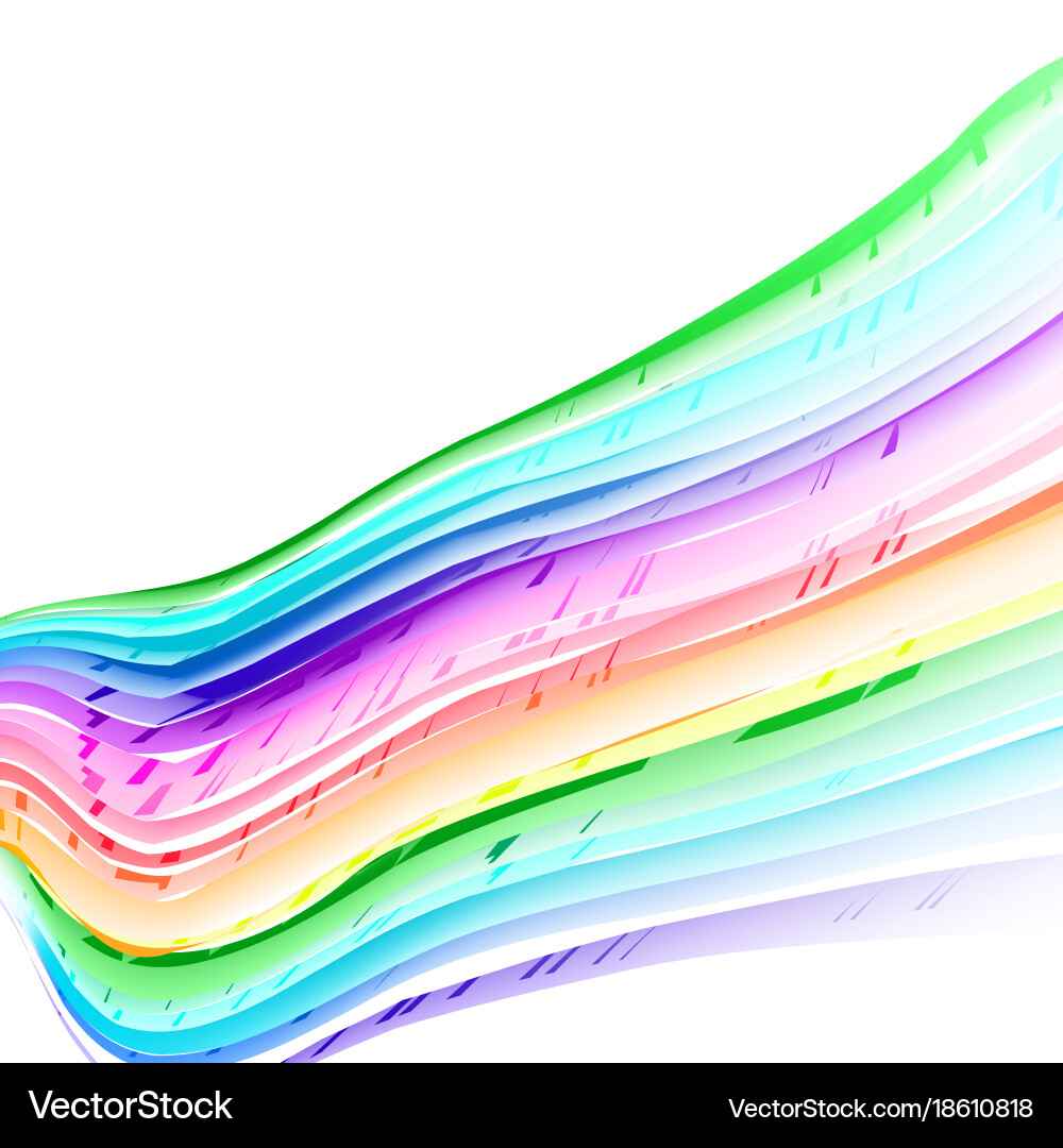 Pastel abstract rainbow gradient mesh multi color vector image