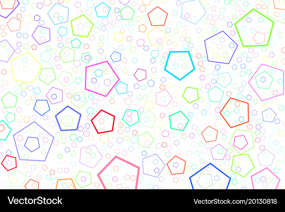 Shape pattern background for graphic design Vector Image