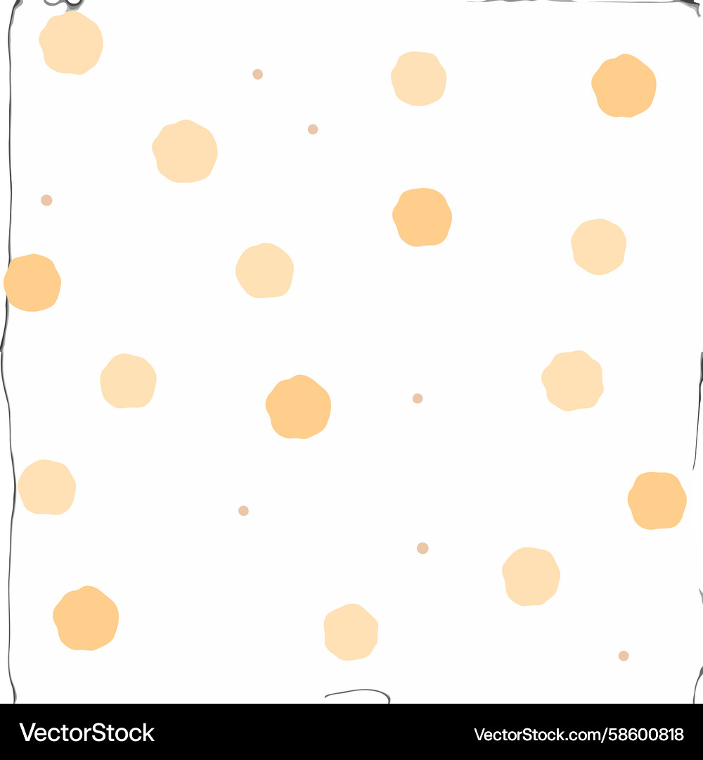 Soft Peach Blobs Pattern Vector Image