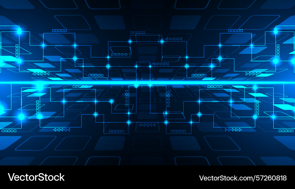 Technology abstract representation computer Technology abstract representation computer vector image