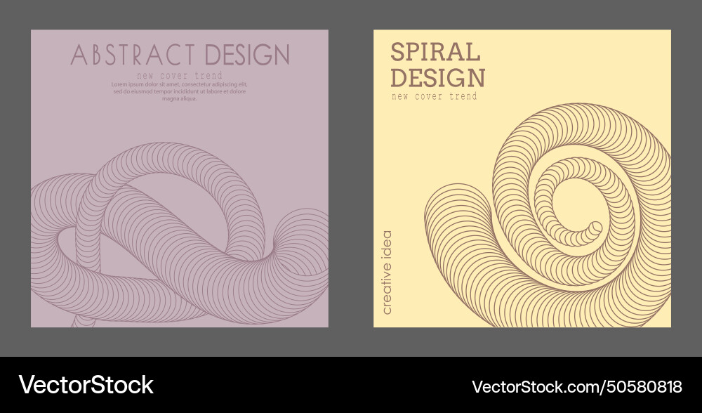 Three-dimensional spiral effect the dynamic shape Three-dimensional spiral effect the dynamic shape vector image