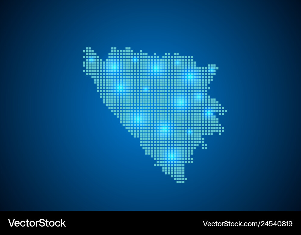 Abstract blue background with map internet line Abstract blue background with map internet line Vector Image