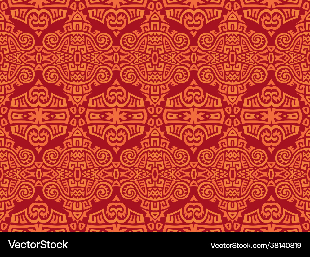 Abstract ethnic style seamless pattern Vector Image