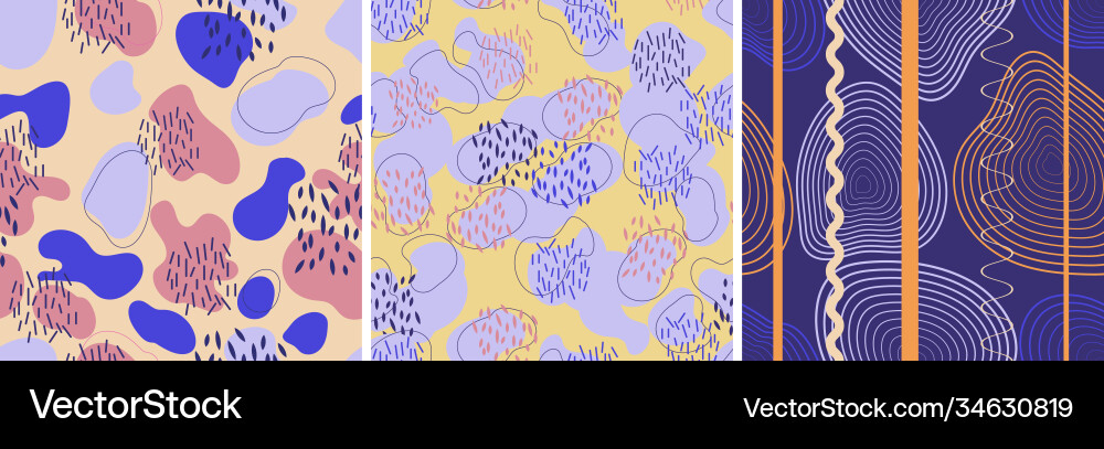 Abstract modern background seamless pattern Vector Image