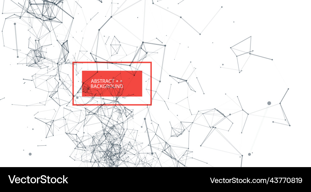 Abstract polygonal background with connecting Abstract polygonal background with connecting vector image