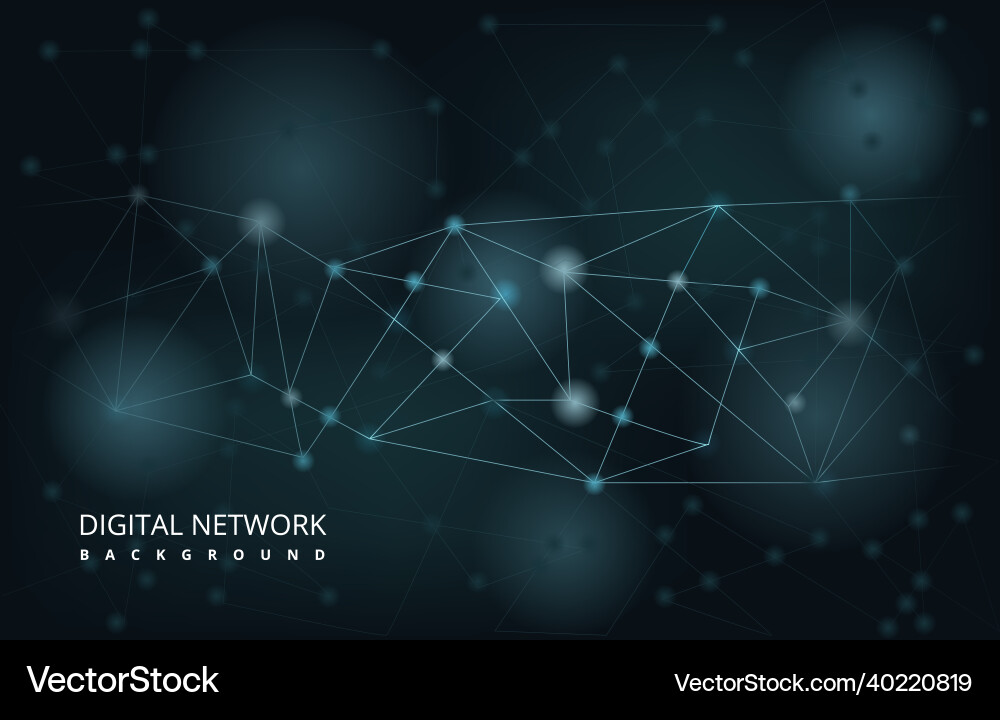 Digital network connection internet technology Digital network connection internet technology vector image