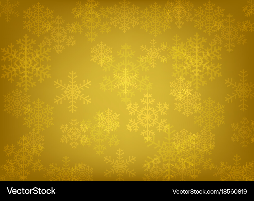 Glowing snowflakes Vector Image