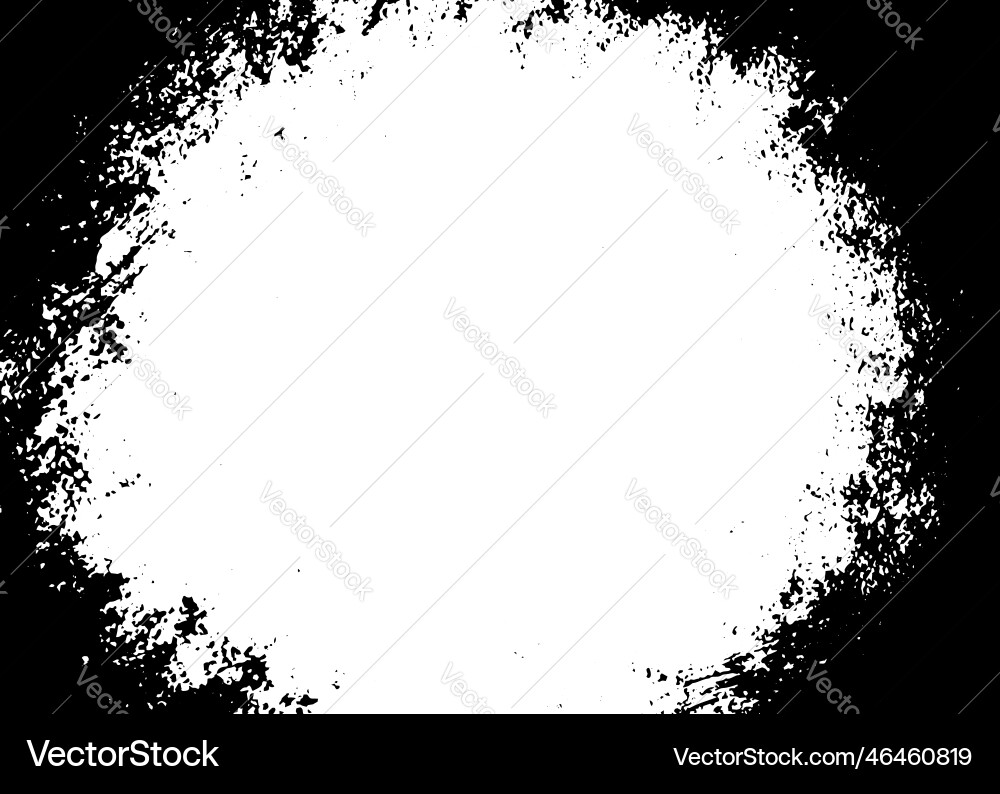 Grunge border texture background abstract frame vector image