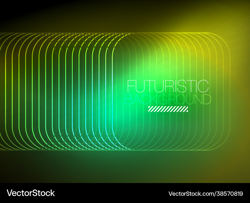 Neon color square shape lines abstract background Neon color square shape lines abstract background vector image