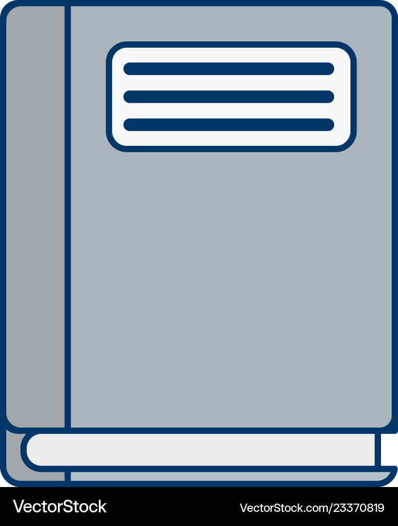 Notebook icon vector image