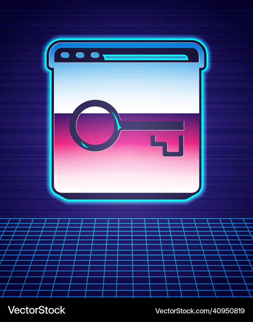 Retro style secure your site with https ssl icon Retro style secure your site with https ssl icon vector image