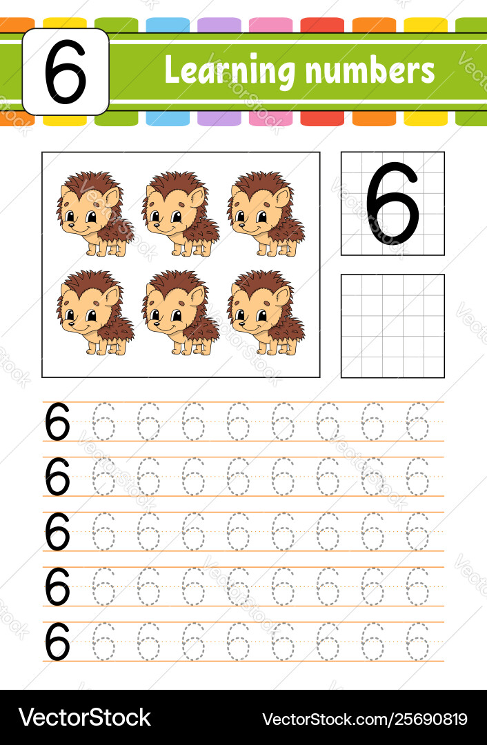 Trace and write handwriting practice learning Trace and write handwriting practice learning vector image