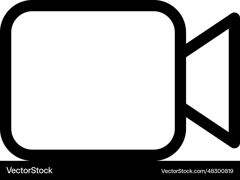 Video camera icon Video camera icon vector image