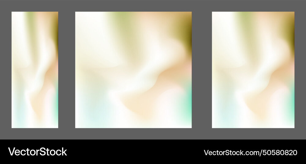 A set of templates with colorful background A set of templates with colorful background vector image