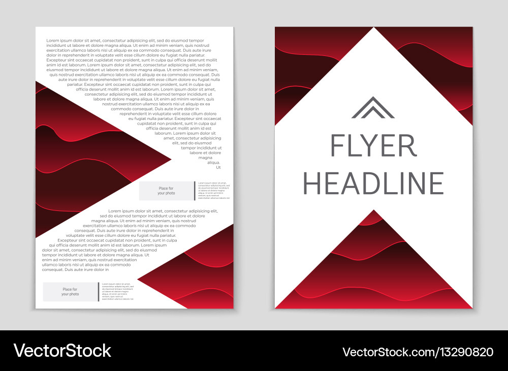 Abstract layout background set for art vector image
