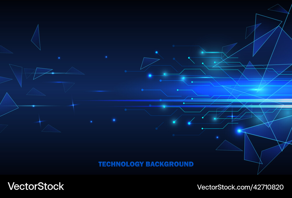 Abstract technology concept particle connection Abstract technology concept particle connection vector image