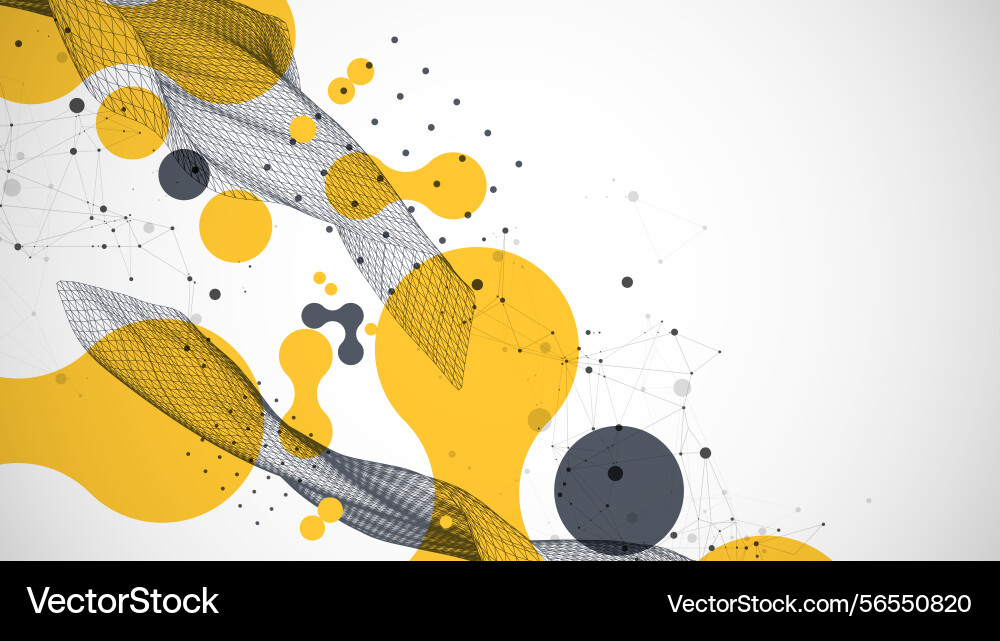 Abstract wave is made in a frame style template Abstract wave is made in a frame style template vector image