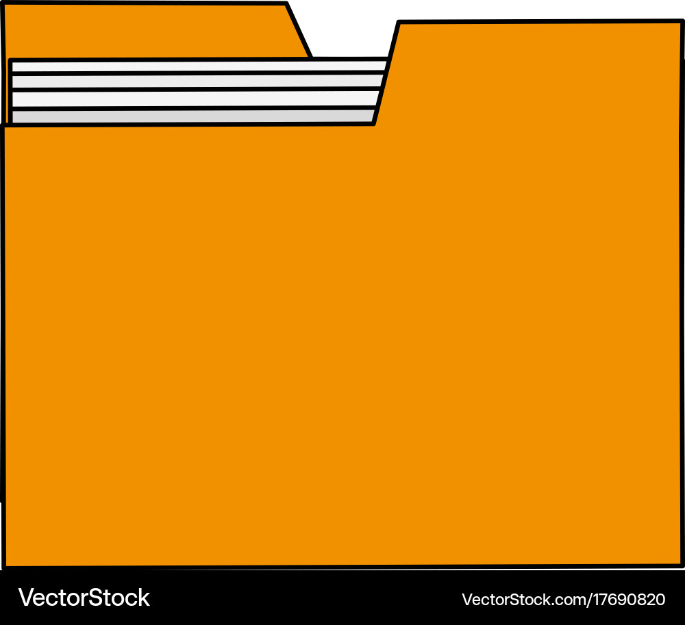 File folder icon image Vector Image