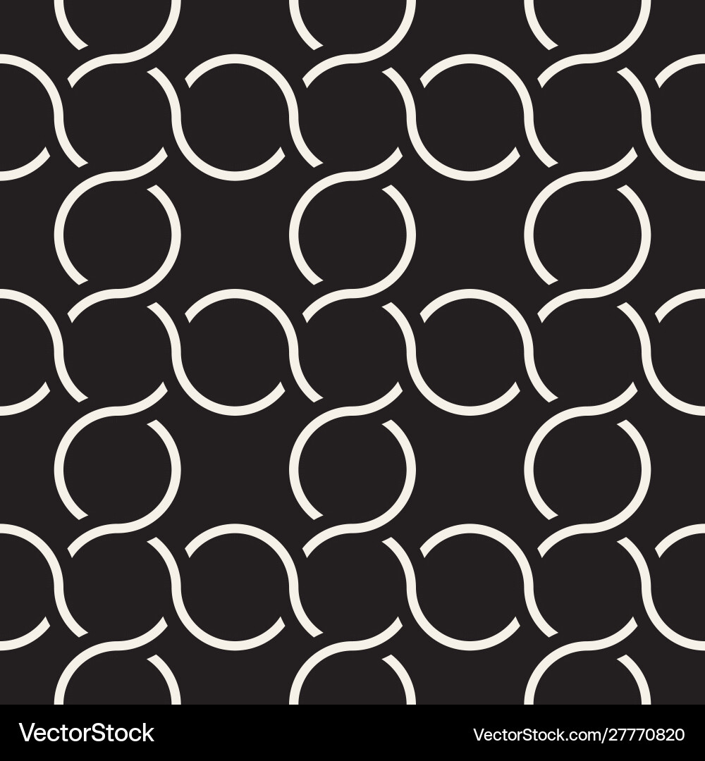 Geometric Line Tiling Pattern vector image