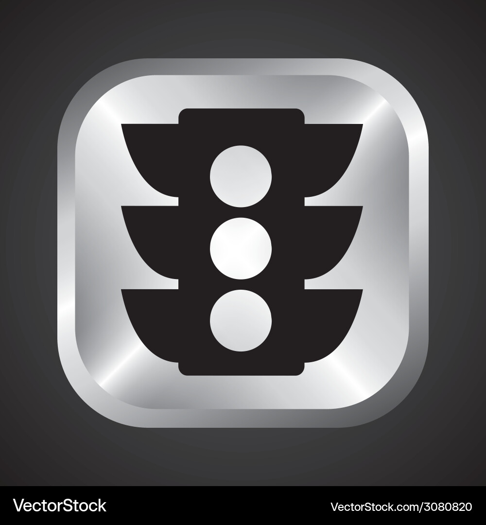 Semaphore design vector image