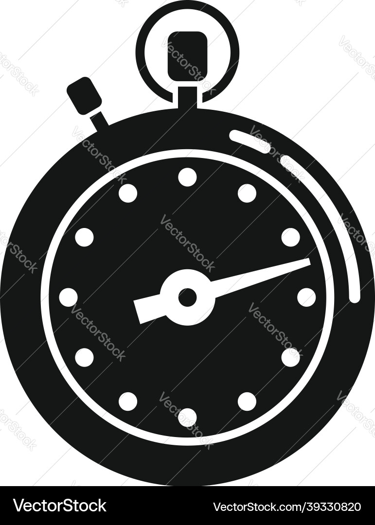 Stopwatch Icon - Clock Timer vector image