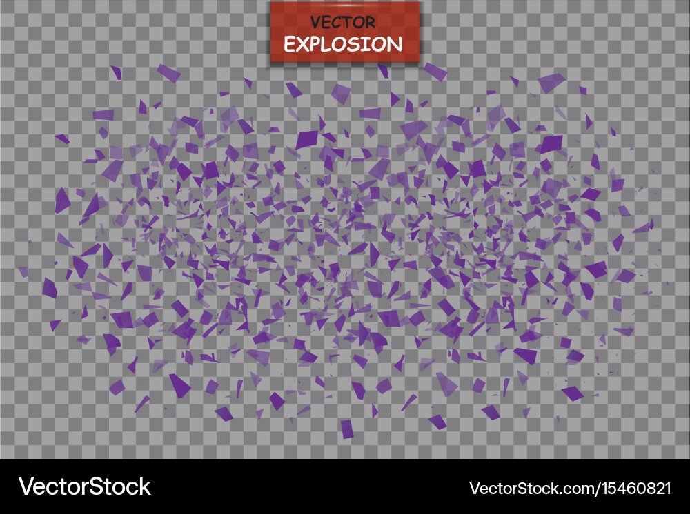 Abstract background with many falling tiny vector image